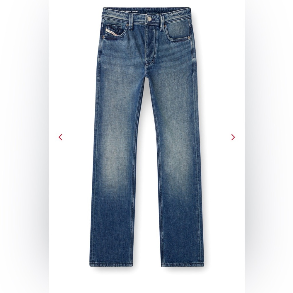 Diesel Men's Straight Blue Jeans